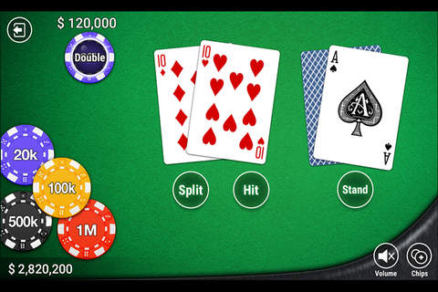 Blackjack 21 - Gambling game screenshot 2