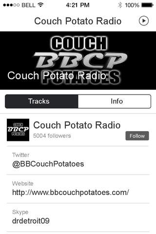 Couch Potato Radio screenshot 2