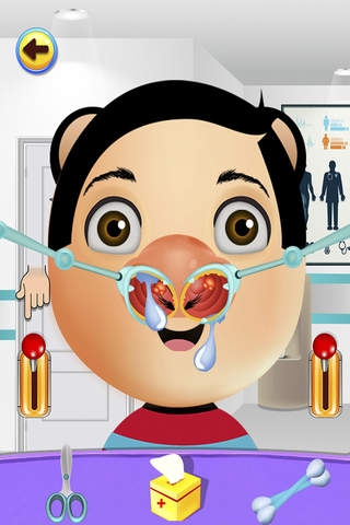 Nose Doctor Game for Kids: Julius Jr.'s Version screenshot 2
