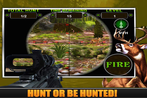 2016 Deer Hunting Heaven Pro : Real Big Buck Hunter Sniper Walked Out In The Dark Night screenshot 3