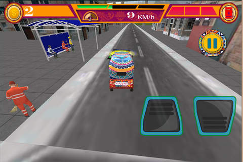 Asian Tuk Tuk Rickshaw Driver screenshot 3