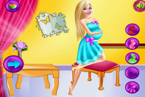 怀孕芭比做spa - 化妆换装养成沙龙，女生儿童教育小游戏免费 screenshot 3