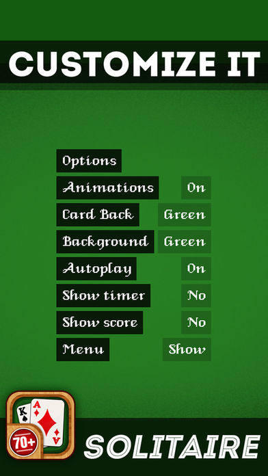 Screenshot 3 Solitaire 70+ игра Лучшие карточные игры бесплатно весело и употреблению игры