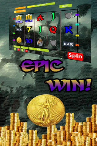 Legion Champion Warrior Treasure Slots: Free Casino Slot Machine screenshot 2