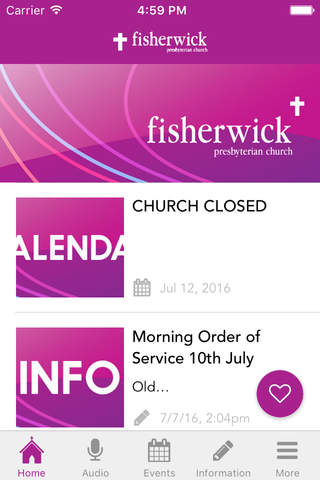 Fisherwick Presbyterian Church screenshot 2