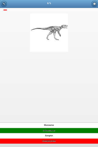 Dinosaurs - quiz screenshot 3