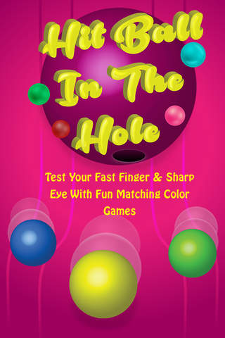 Hit Ball In The Hole - Match.ing Color Game.s screenshot 2