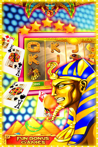 Pharaoh's Slots Aussie-Way To Gold. Cleopatra Golden Pyramid Of Egypt HD screenshot 3