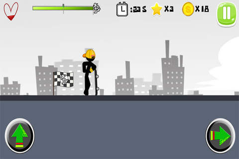 Stickman Skater Hero - Free 360 epic city game by Rolbox screenshot 4
