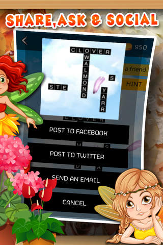 Words Zigzag : Flower in The Garden Crossword Puzzles Free with Friends screenshot 3