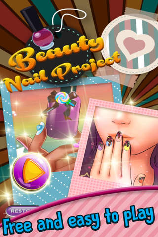 Beauty Nail Project : Hip-hop Fashionister Nail game screenshot 2