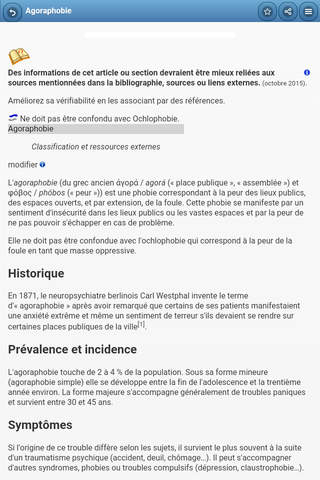 Directory of phobias screenshot 2