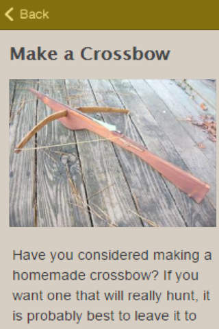 How To Make A Crossbow screenshot 3