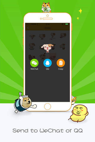 FreeSticker for Social Application screenshot 4