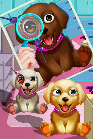 Puppy Baby's Eyes Manager - Crazy Resort/Pets Surgery screenshot 3