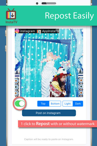 InsTV - autoplay and repost your favorite posts screenshot 3