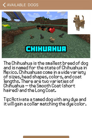 DOG MOD - Dogs Mods for Minecraft Game PC Guide Edition screenshot 4