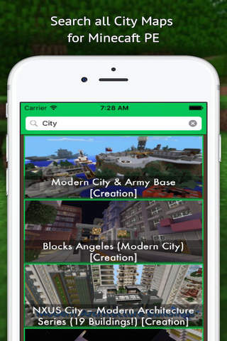 City Maps for Minecraft - Best Database Maps for minecraft Pocket Edition screenshot 4