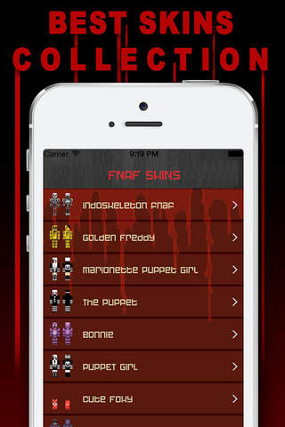 Free Skins for Minecraft PE (Pocket Edition)--Newest FNAF Skin for MCPE screenshot 2