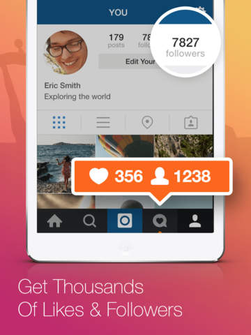 Screenshots of Follow4Follow - Get more views, followers and likes for Instagram for iPad