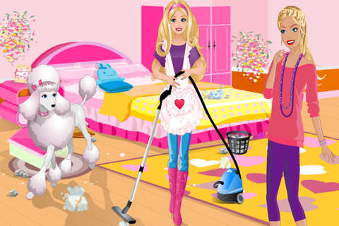 Baby Cleaning Slacking - Busy Angel Funny Time screenshot 2
