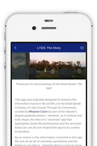 Let the Dead Speak: The App screenshot 3