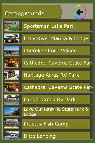 Alabama State Campground And National Parks Guide screenshot 3