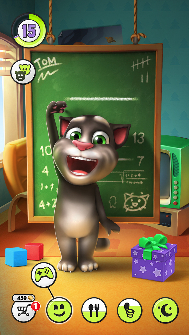 Screenshots of My Talking Tom for iPhone