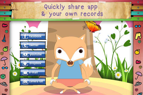 The Fox And The Grapes - interactive moral story for children screenshot 4
