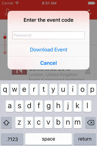 Norton Rose Fulbright, Events app screenshot 2