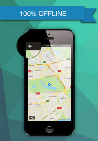 Staffordshire, UK Offline GPS : Car Navigation screenshot 2