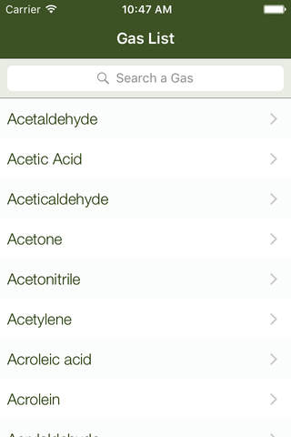 ISH24 Gas Information App screenshot 2