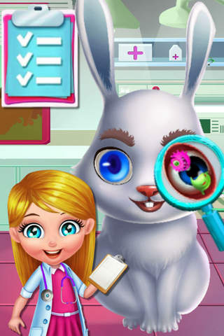 Cute Bunny's Eyes Doctor——Crazy Resort&Lovely Pets Surgery screenshot 3