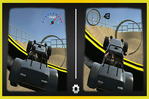 VR Desert Speed Racing Car Rally screenshot 2