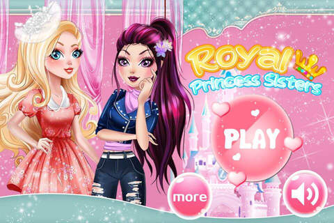 Royal Princess Sisters – Fashionista Salon Game screenshot 2