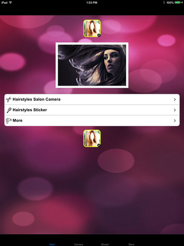 Ladies Hairstyle Photo Editor iPad Version screenshot 3