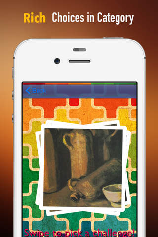Memorize Van Gogh Art by Sliding Tiles Puzzle: Learning Becomes Fun screenshot 2