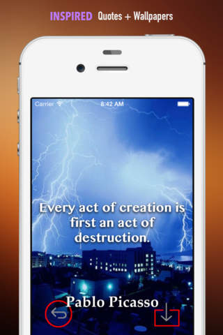 Lightening Wallpapers HD: Quotes Backgrounds Creator with Best Designs and Patterns screenshot 4