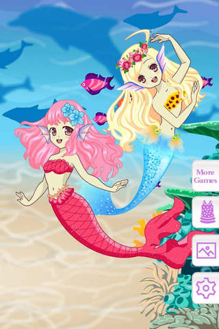 Charming Mermaid – Coolest Deep Sea Diva Makeover Salon Game screenshot 2