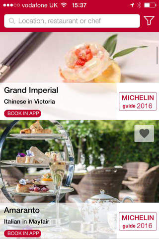 Michelin Restaurants UK & IRL screenshot 2