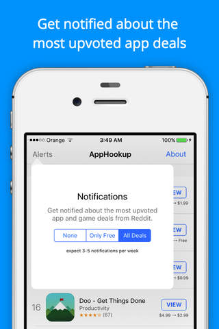 AppHookup - Daily app deals curated by Reddit screenshot 2