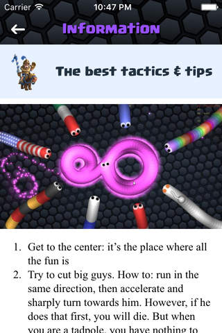 Best Guide for Slither.io - Unlock Snake Skins MODs (Videos, Tactics, Strategies, Cheats) screenshot 2