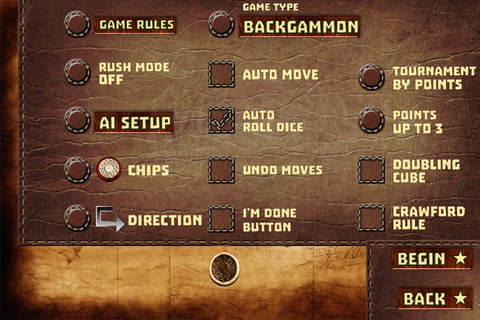 Backgammon with 16 Games screenshot 2