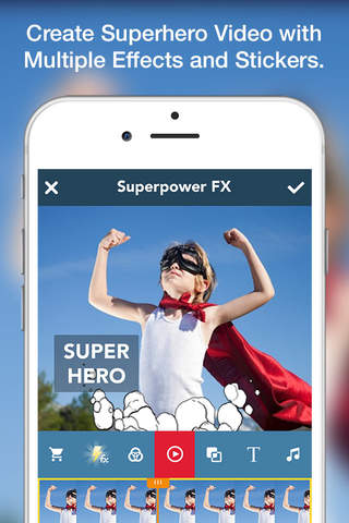 Super Power FX - Superhero Effects Video Editor to Make Action Movie FX for Instagram screenshot 3
