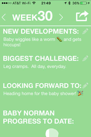 Baby On The Way -- Share your pregnancy progress! screenshot 2