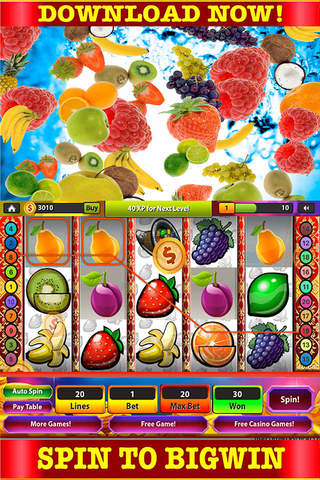 777 Casino Silver Of LasVegas:Fruit Game Online Free screenshot 2