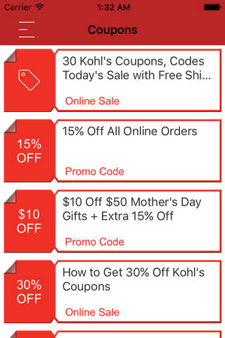 Coupons for Kohls App Daily screenshot 2