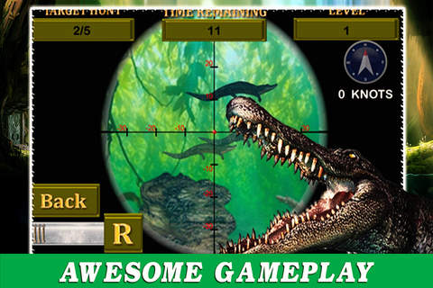 American Alligator Swamp Pro : Black Water Swampy Crocodile Hunter Attack screenshot 2