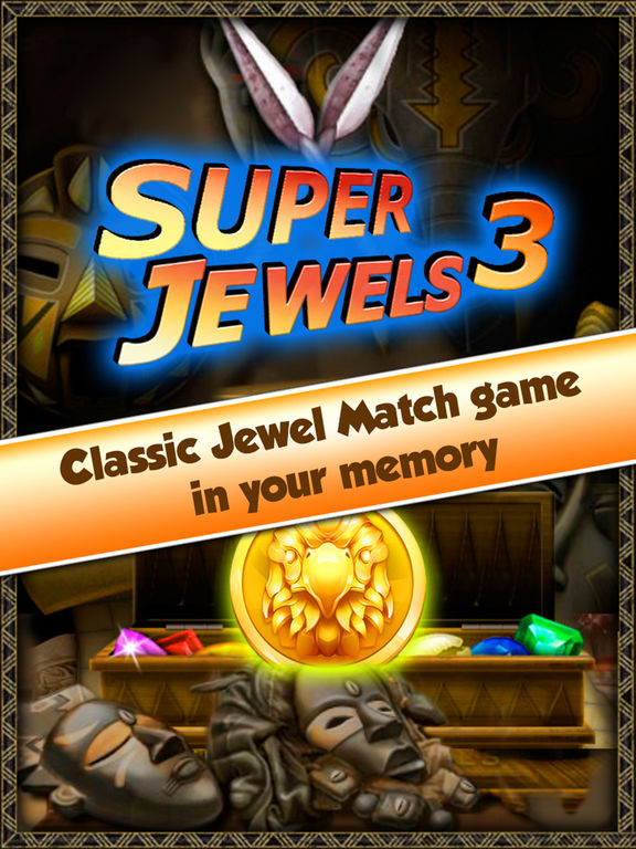 Super Jewels 3 : Magic Match 3 Quest Gamescreeshot 1