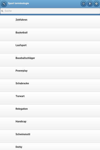 Sport Terminology screenshot 2
